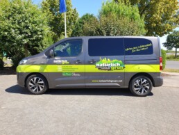 Autobeschriftung natürlich grün